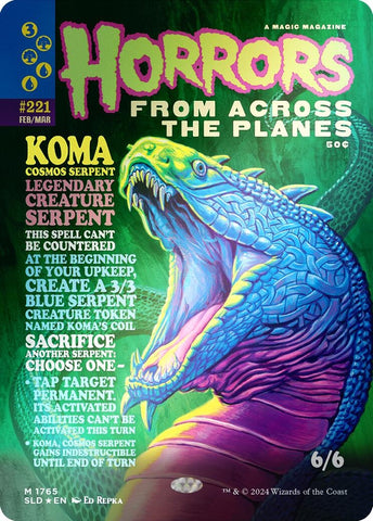 Image for Koma, Cosmos Serpent (Rainbow Foil) (1765) [Secret Lair Drop Series]