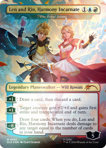 Image for Len and Rin, Harmony Incarnate - The Royal Scions (Rainbow Foil) (1600) [Secret Lair Drop Series]