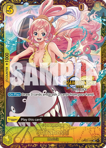 Image for Shirahoshi (October Championship 2024 Online Regional) (OP03-116) - One Piece Card Game