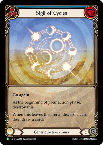 Sigil of Cycles (Extended Art) [LGS329] (Promo)  Rainbow Foil