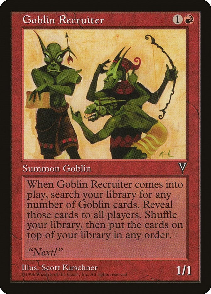 Image for Goblin Recruiter [Visions]