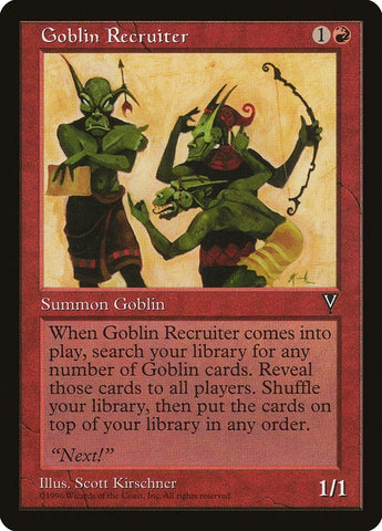 Image for Goblin Recruiter [Visions]