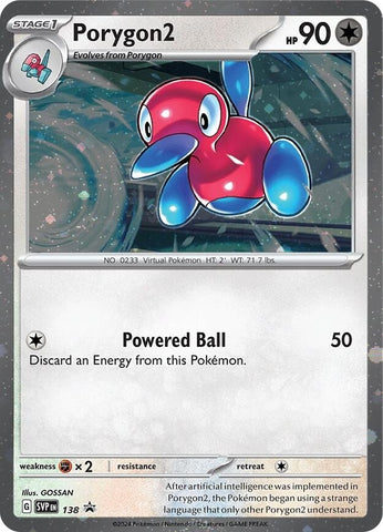 Image for Porygon2 - 138 (Cosmos Holo) (138) (SVP)