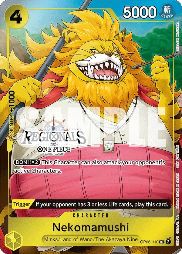 Nekomamushi (Online Regional 2024 Vol. 3) (OP06-110) (One Piece Promotion Cards)