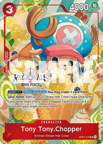 Image for Tony Tony.Chopper (Offline Regional 2024 Vol. 3) (OP01-015) - One Piece Card Game