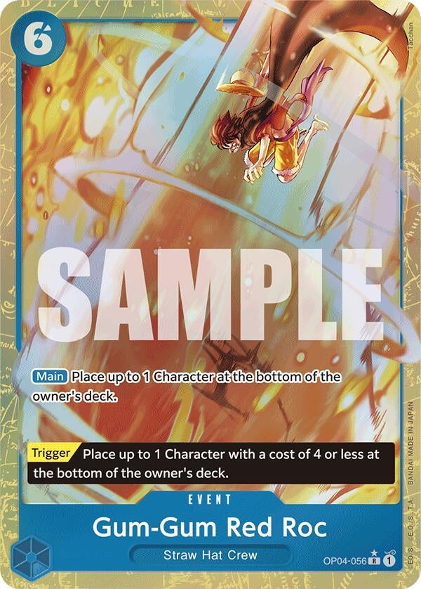 Gum-Gum Red Roc (Alternate Art) (OP04-056) (PRB-01)