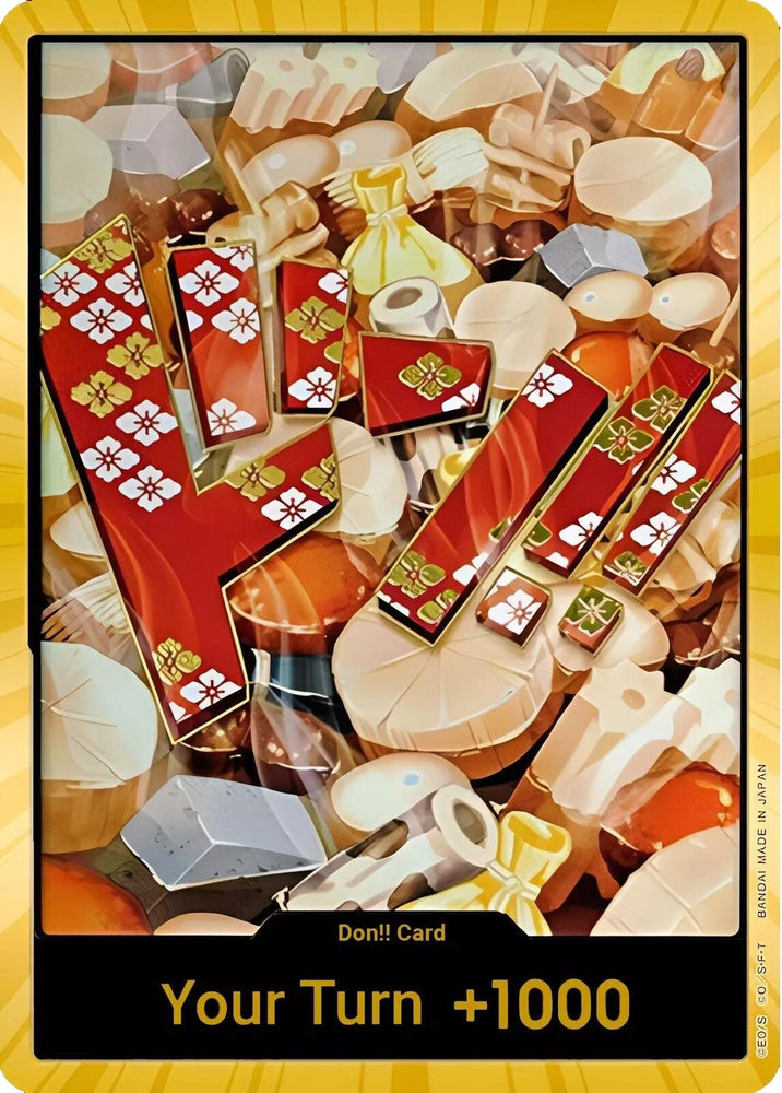 DON!! Card (Oden) (Gold) (PRB-01)