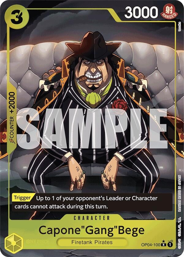 Capone"Gang"Bege (OP04-100) (Alternate Art) (OP04-100) (PRB-01)