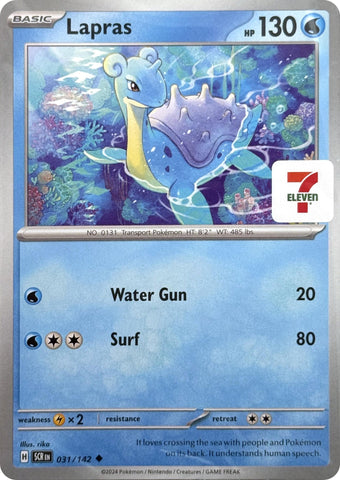 Lapras (7-Eleven Promo) (031/142) (Miscellaneous Cards & Products)
