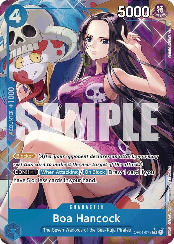 Boa Hancock (OP01-078) (Alternate Art) (OP01-078) (PRB-01)