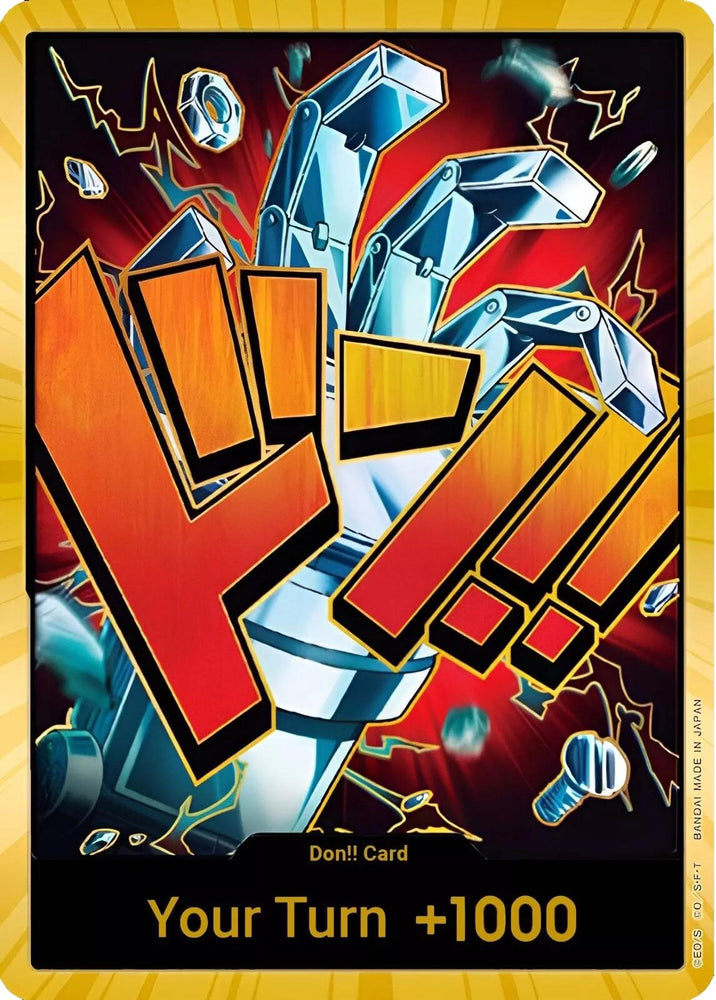 DON!! Card (Eustass "Captain" Kid) (Gold) (PRB-01)