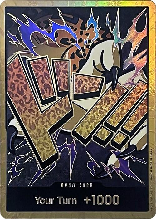 DON!! Card (Rob Lucci) (Gold) (PRB-01)