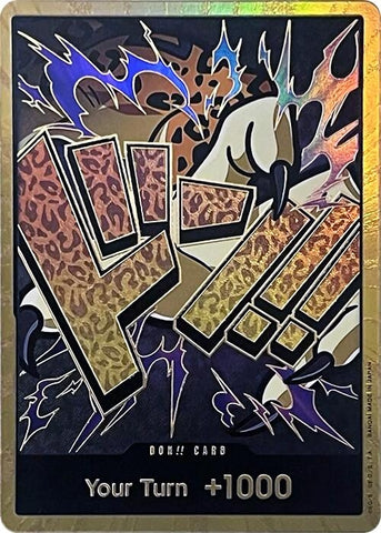 DON!! Card (Rob Lucci) (Gold) (PRB-01)