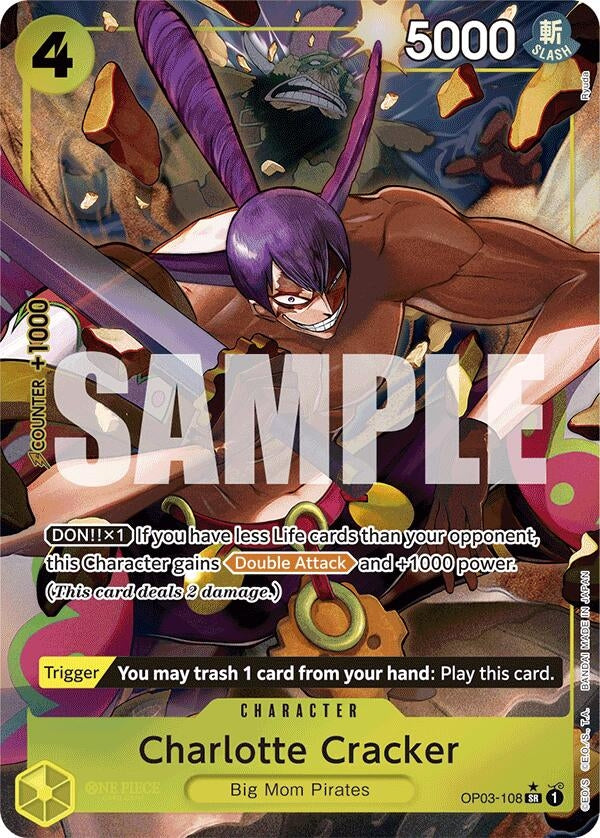 Charlotte Cracker (Alternate Art) (OP03-108) (PRB-01)