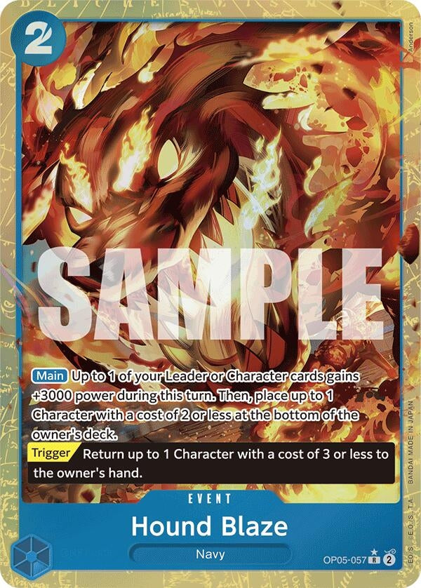 Hound Blaze (Alternate Art) (OP05-057) (PRB-01)
