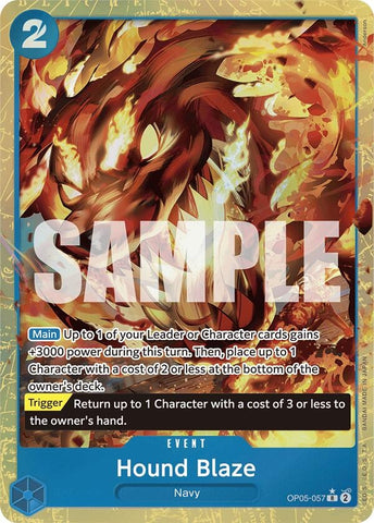 Hound Blaze (Alternate Art) (OP05-057) (PRB-01)