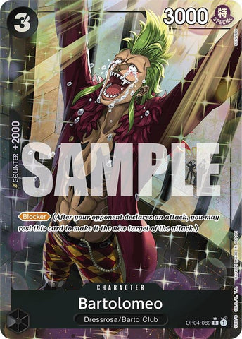 Bartolomeo (OP04-089) (Alternate Art) (OP04-089) (PRB-01)
