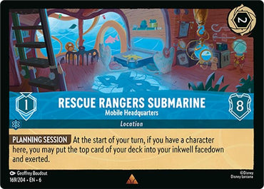 Image for Rescue Rangers Submarine - Mobile Headquarters (169/204) - Disney Lorcana