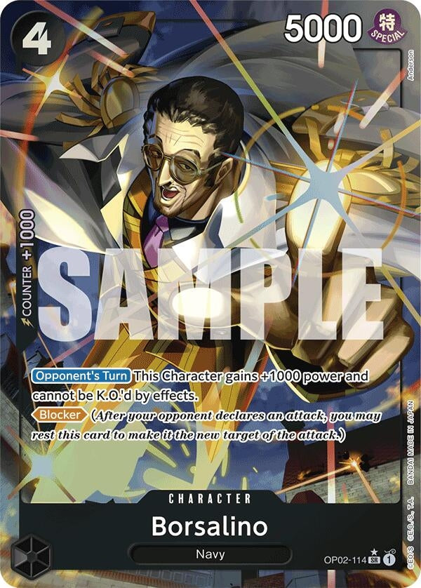 Borsalino (Alternate Art) (OP02-114) (PRB-01)