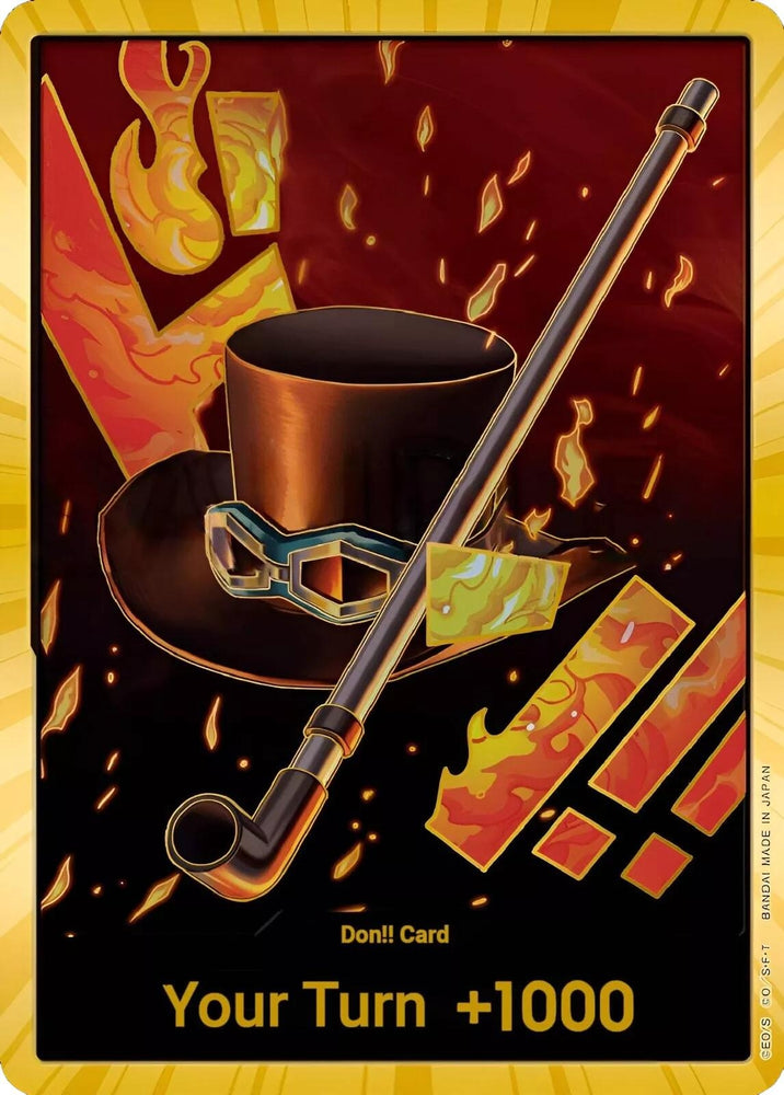 DON!! Card (Sabo) (Gold) (PRB-01)