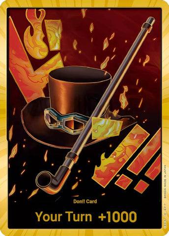 DON!! Card (Sabo) (Gold) (PRB-01)