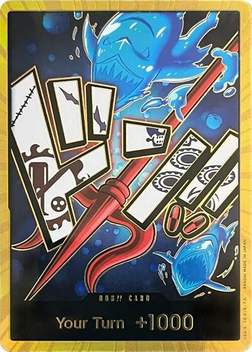 DON!! Card (Hody Jones) (Gold) (PRB-01)