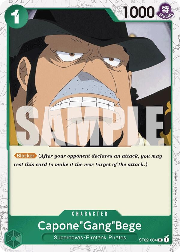 Capone"Gang"Bege (ST02-004) (Jolly Roger Foil) (ST02-004) (PRB-01)