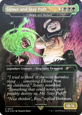 Image for Slimer and Stay Puft - Yargle and Multani (872) [Secret Lair Drop Series]