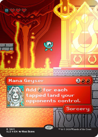 Image for Mana Geyser (Rainbow Foil) (1821) [Secret Lair Drop Series]