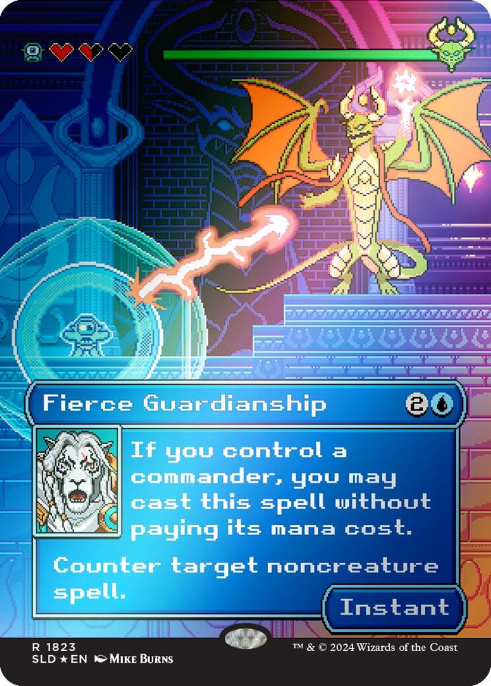 Image for Fierce Guardianship (Rainbow Foil) (1823) [Secret Lair Drop Series]