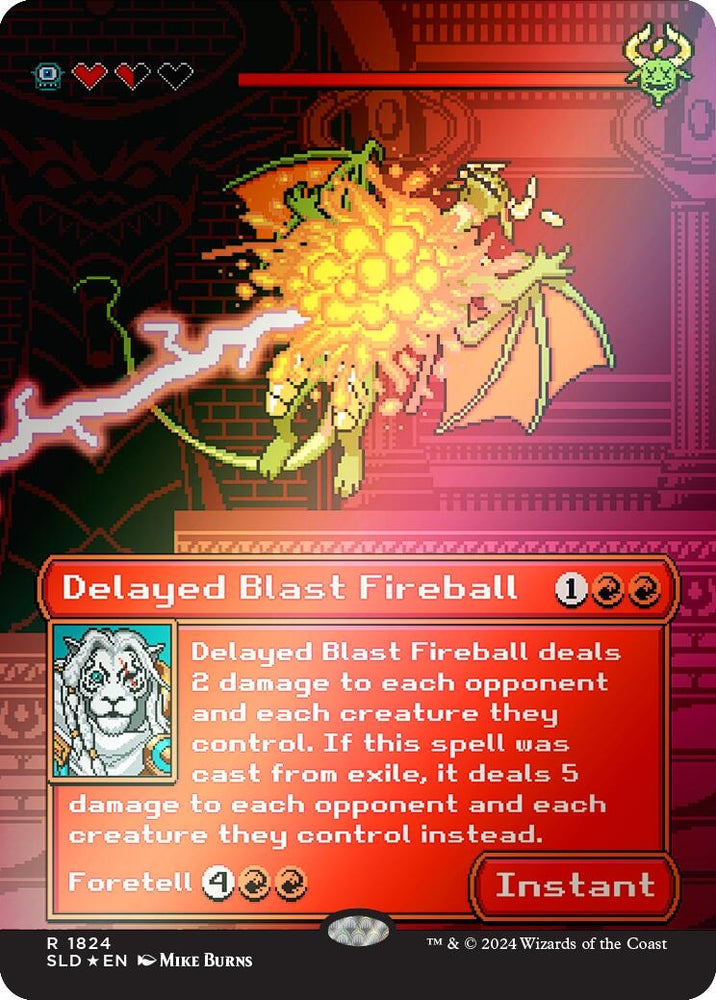 Image for Delayed Blast Fireball (Rainbow Foil) (1824) [Secret Lair Drop Series]