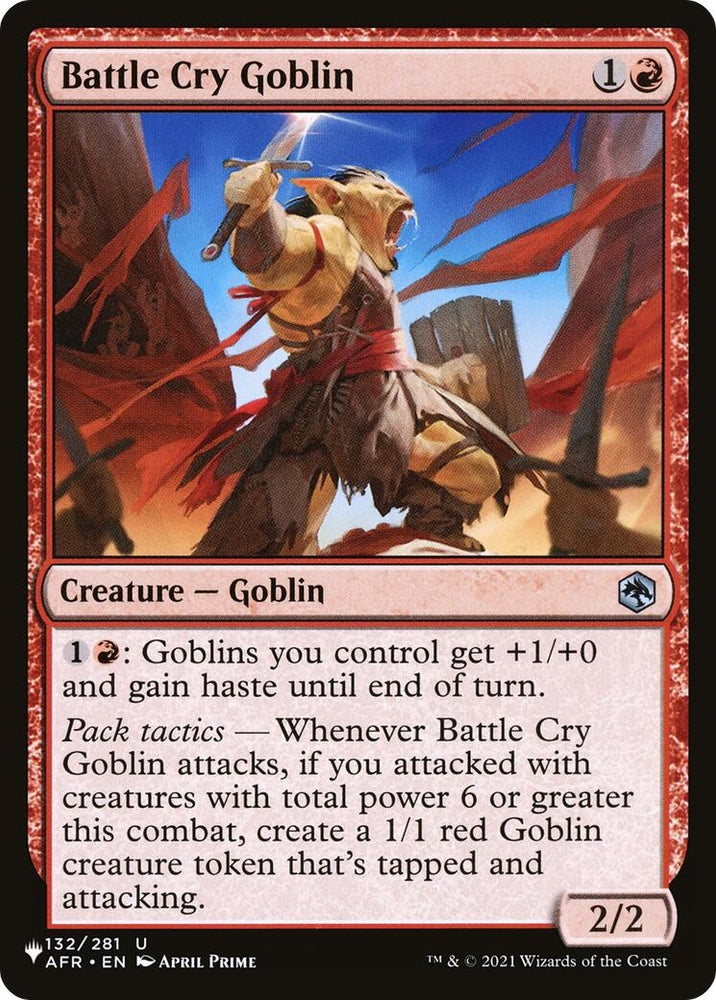 Image for Battle Cry Goblin (132) [LIST]