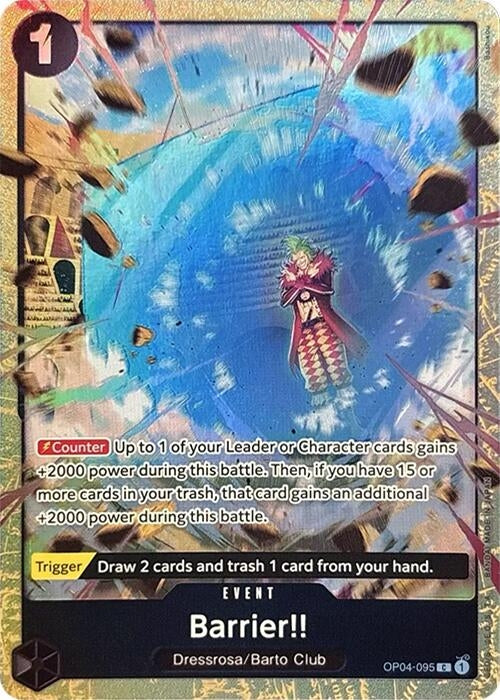 Barrier!! (Premium Card Collection -Best Selection Vol. 2-) (OP04-095) (One Piece Promotion Cards)