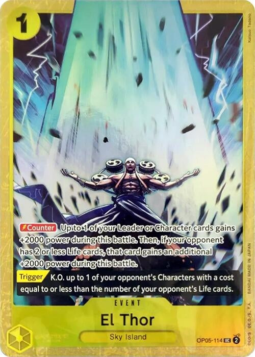 El Thor (Premium Card Collection -Best Selection Vol. 2-) (OP05-114) (One Piece Promotion Cards)