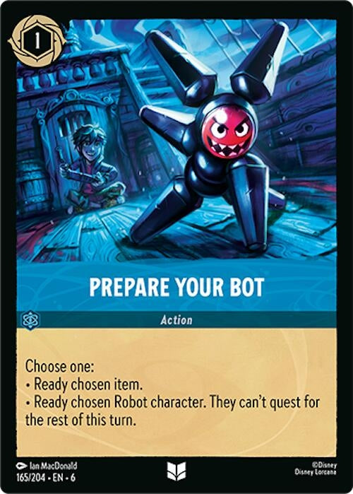 Image for Prepare Your Bot (165/204) - Disney Lorcana