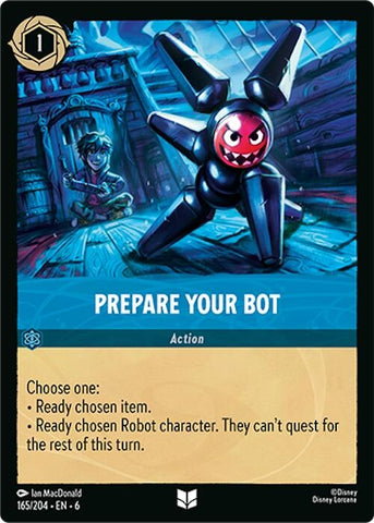 Image for Prepare Your Bot (165/204) - Disney Lorcana