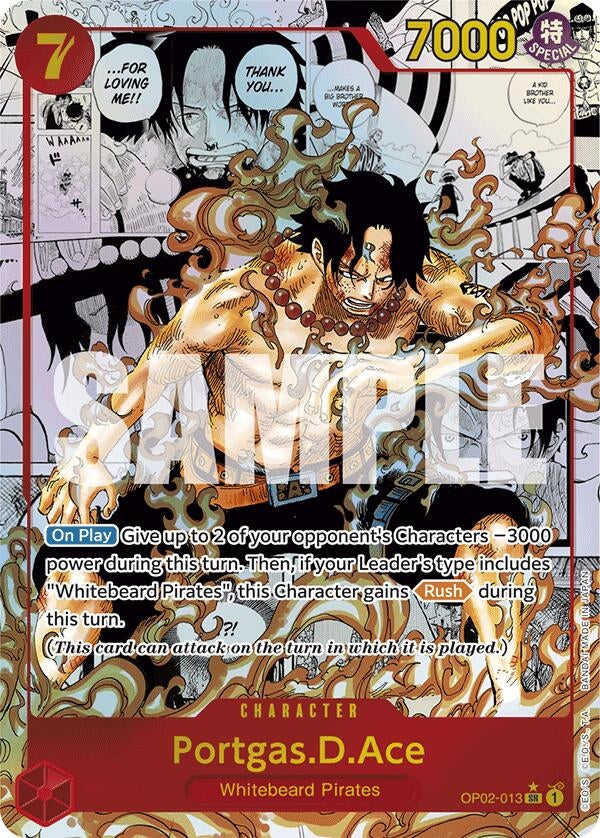 Image for Portgas.D.Ace (Manga) (OP02-013) - One Piece Card Game
