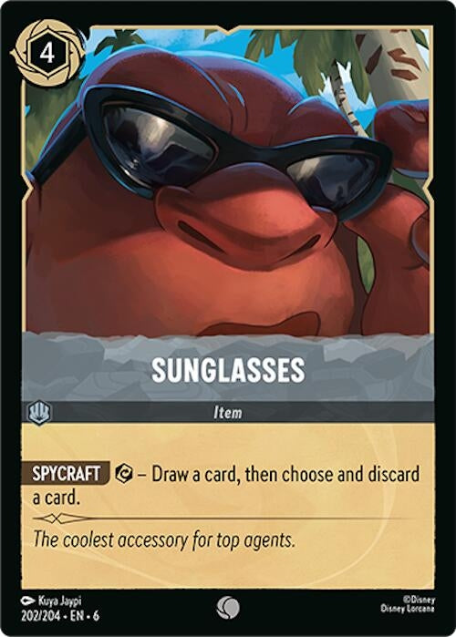 Image for Sunglasses (202/204) - Disney Lorcana
