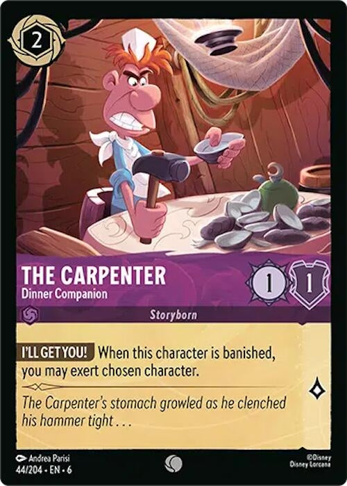 Image for The Carpenter - Dinner Companion (44/204) - Disney Lorcana
