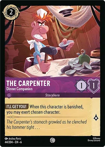 Image for The Carpenter - Dinner Companion (44/204) - Disney Lorcana