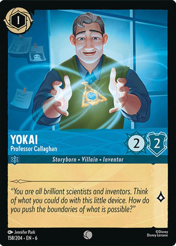 Image for Yokai - Professor Callaghan (158/204) - Disney Lorcana
