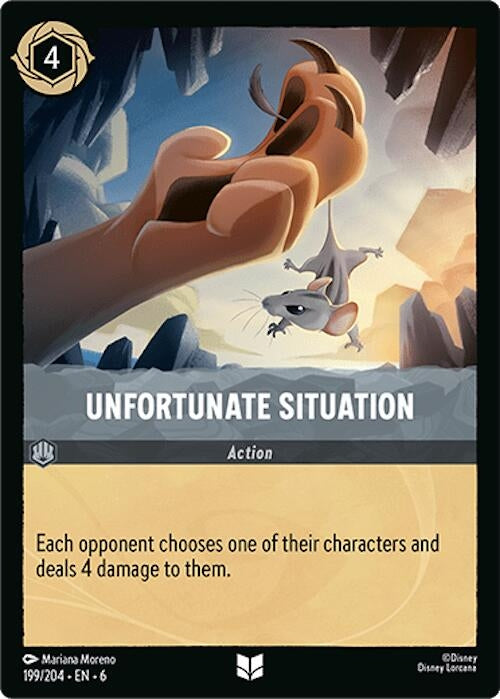 Image for Unfortunate Situation (199/204) - Disney Lorcana