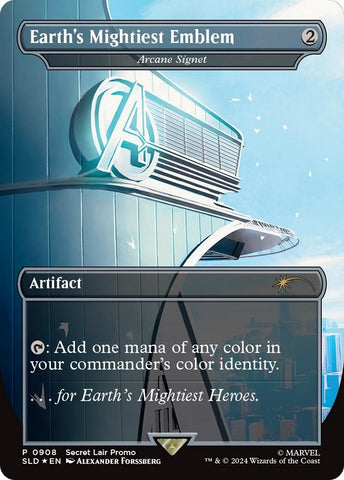 Image for Earth's Mightiest Emblem - Arcane Signet (Rainbow Foil) (908) [Secret Lair Drop Series]