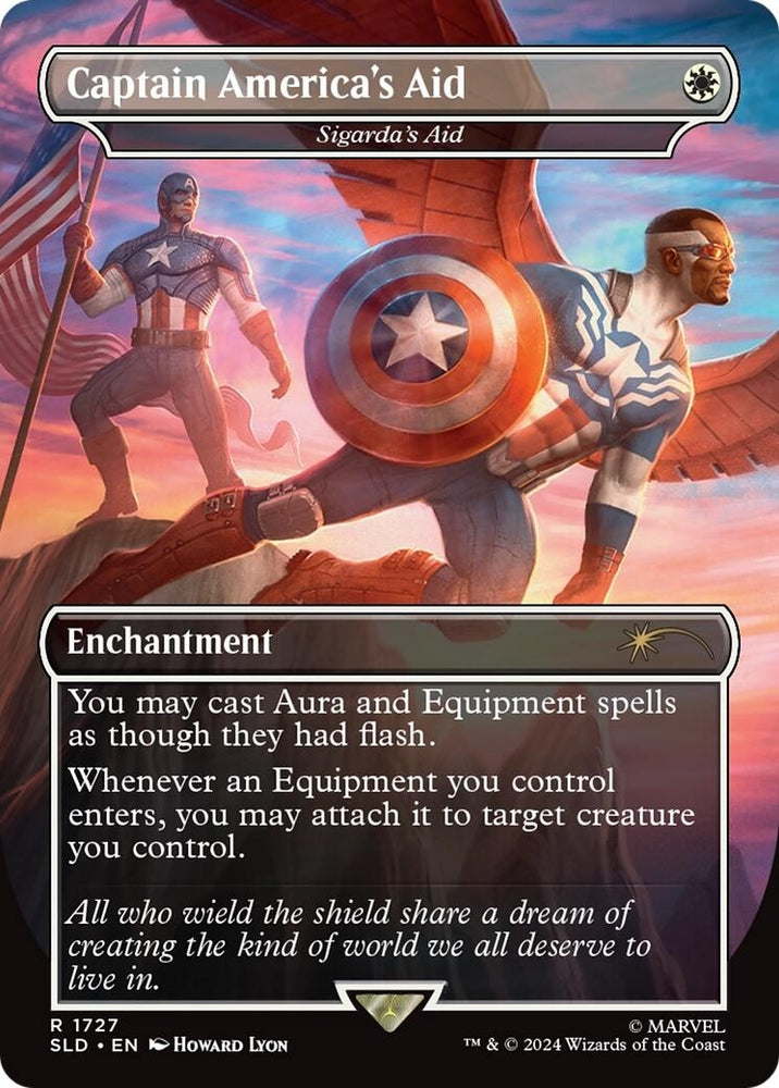 Image for Captain America's Aid - Sigarda's Aid (1727) [Secret Lair Drop Series]