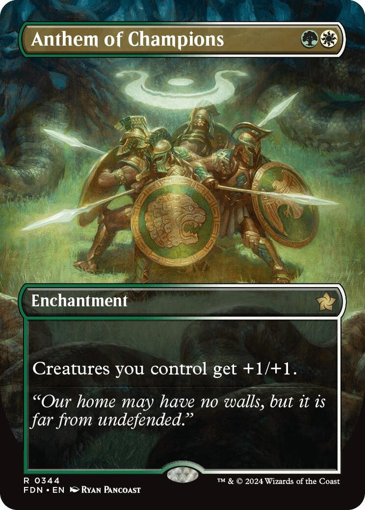 Image for Anthem of Champions (Borderless) (344) [Foundations]
