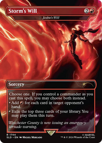 Image for Storm's Will - Jeska's Will (Rainbow Foil) (1744) [Secret Lair Drop Series]
