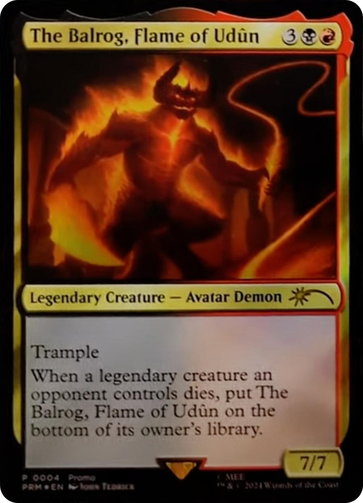 Image for The Balrog, Flame of Udun (4) [Unique and Miscellaneous Promos]