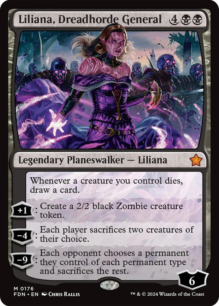 Image for Liliana, Dreadhorde General (176) [Foundations]