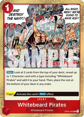 Image for Whitebeard Pirates (ST15 - ST20 Release Event Winner Pack) (OP02-022) - One Piece Card Game