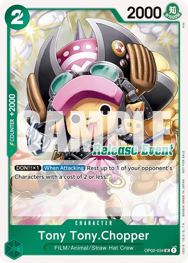 Image for Tony Tony.Chopper (ST15 - ST20 Release Event Winner Pack) (OP02-034) - One Piece Card Game